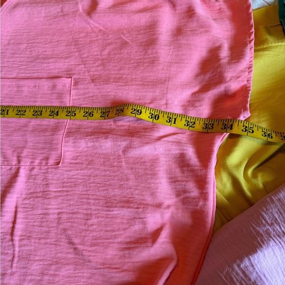 Oversized plus 1 X bright coral blouse - Picture 4 of 4